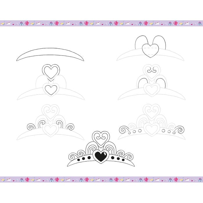 Caja Dibujo Creativo - 20 modelos Fantasía