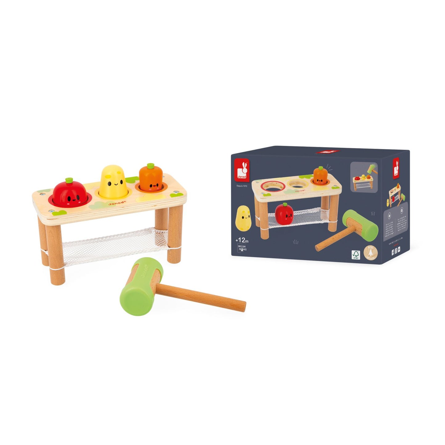 Juego para Golpear Verduras-Granja