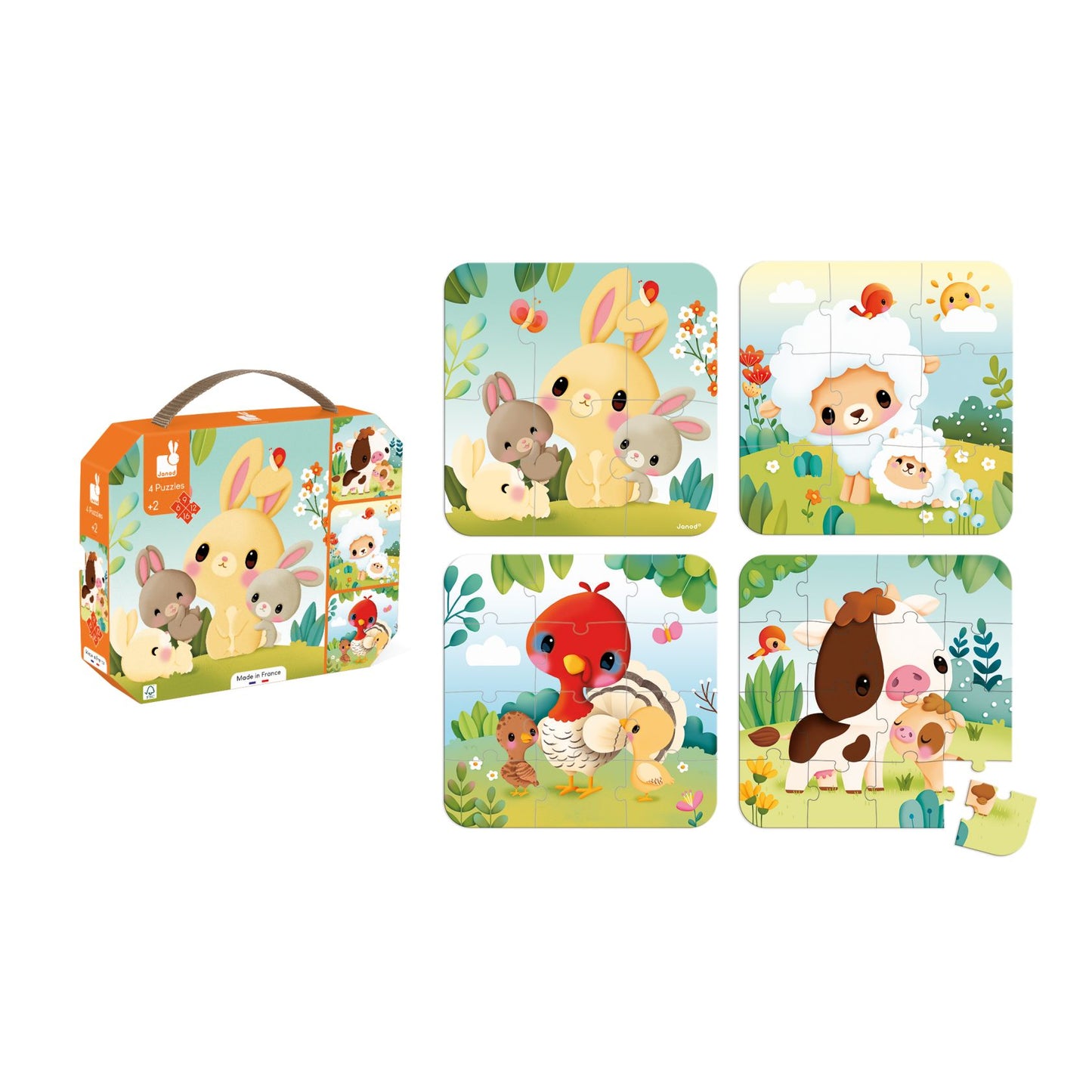 Puzles Evolutivos de los Animales de La Granja