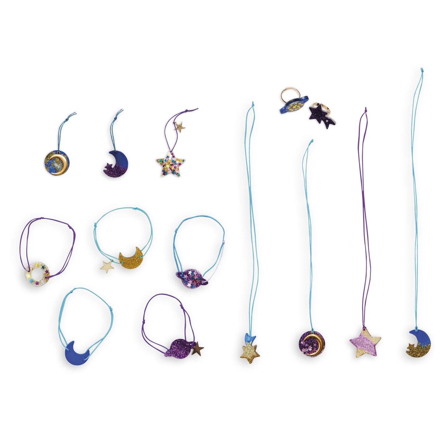 14 Joyas Galácticas de Resina para crear