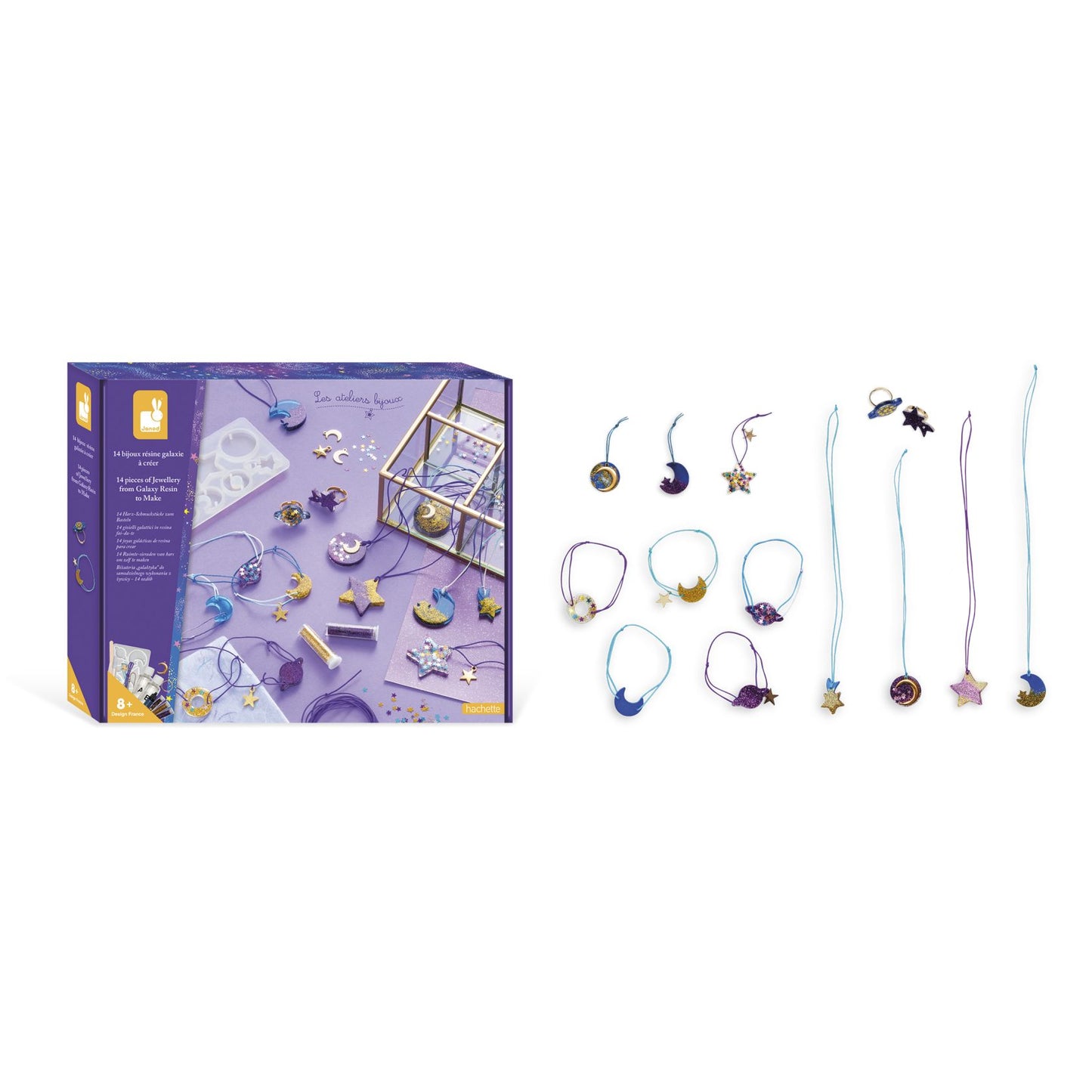 14 Joyas Galácticas de Resina para crear