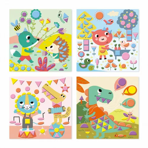 3 años- Pegatinas Geométricas