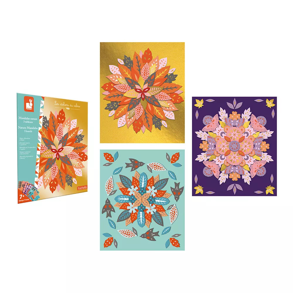 3 Cuadros Mandalas de la Naturaleza