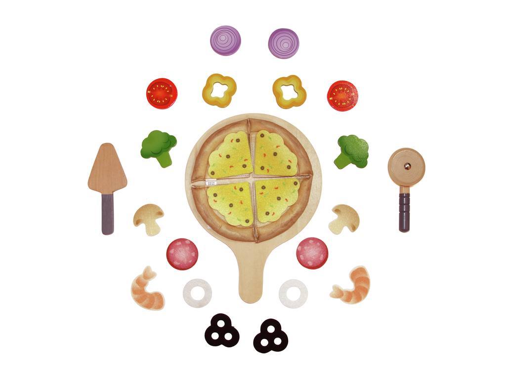 Set de Pizza con Ingredientes