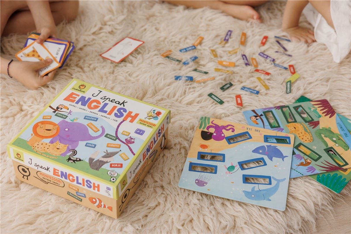 Juego Montessori- I Speak English