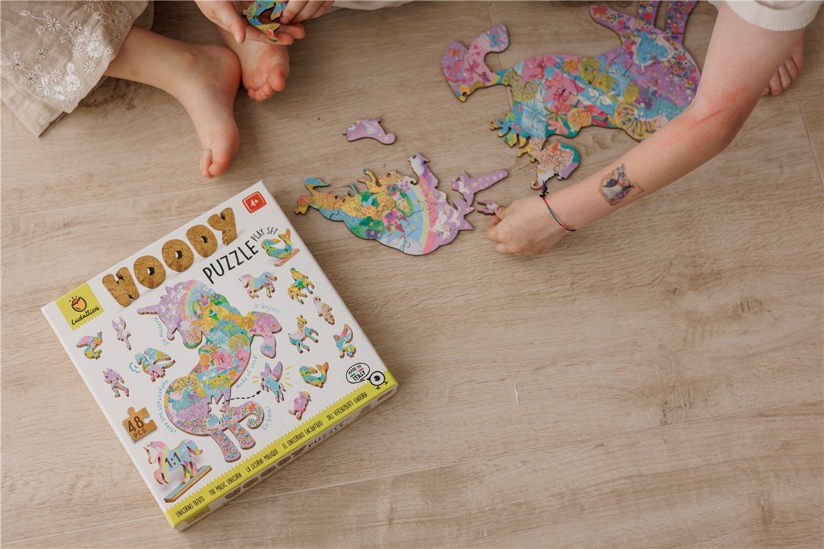 Woody Puzzle - Unicornio Encantado