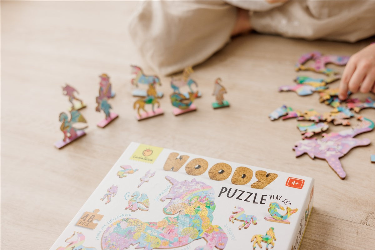 Woody Puzzle - Unicornio Encantado