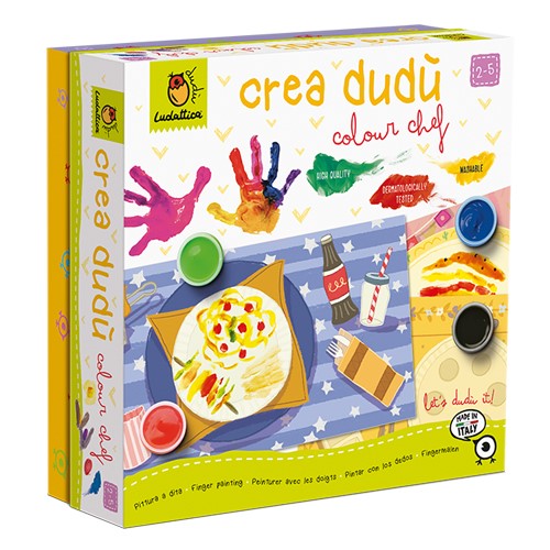 Crea Dudú- Let´s Paint- Pintura de Dedos