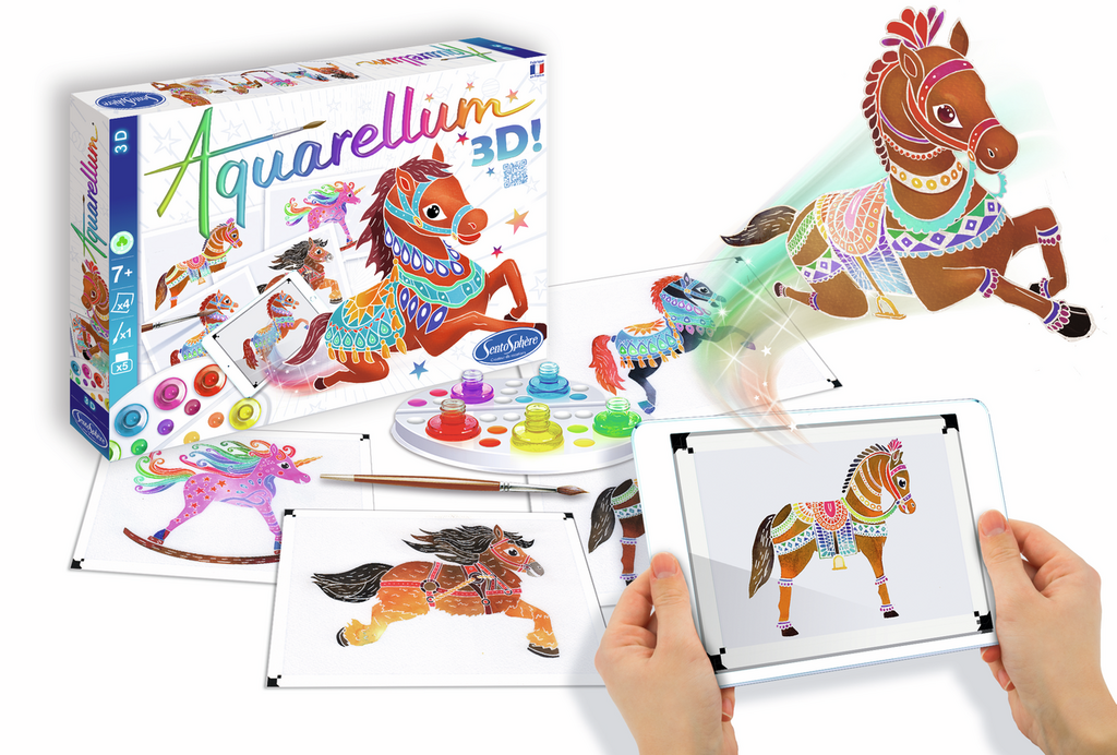 Aquarellum Live Caballos