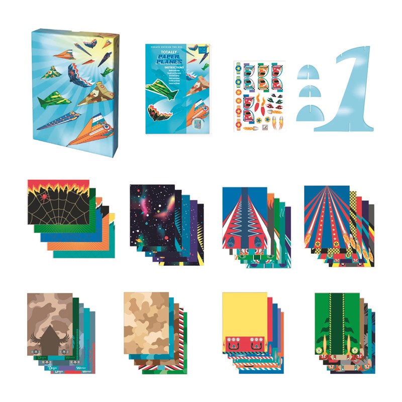 Set Origami 40 aviones de Papel
