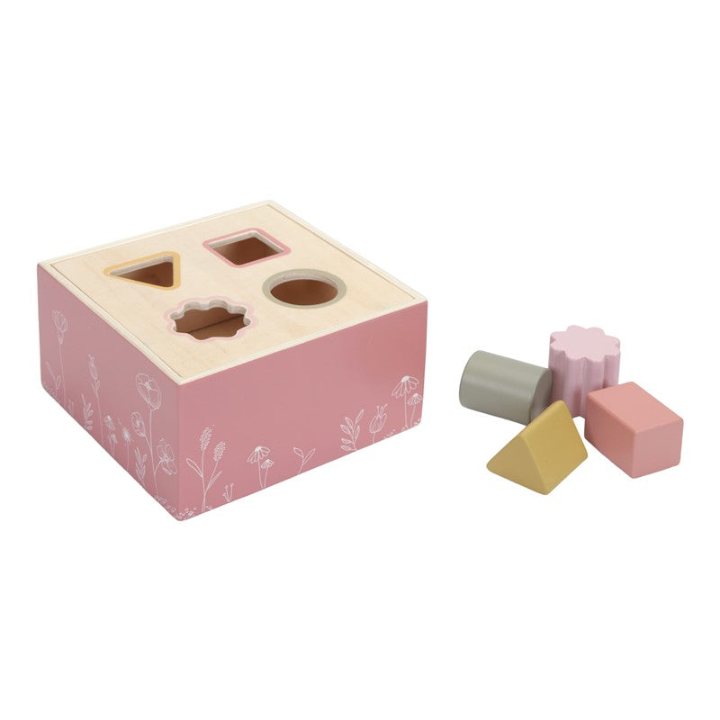 Encajable de Formas Flowers Rosa