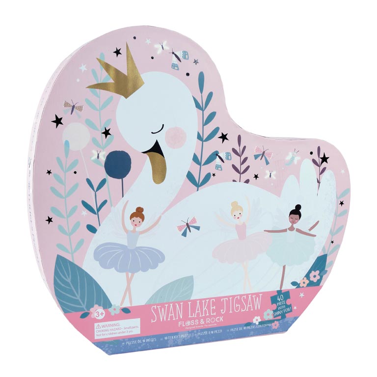 Puzzle con forma Cisne Enchanted ( 40 Piezas)
