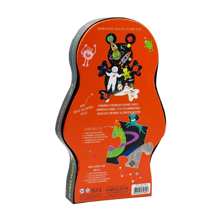 Puzzle con Forma Espacio (20 piezas)