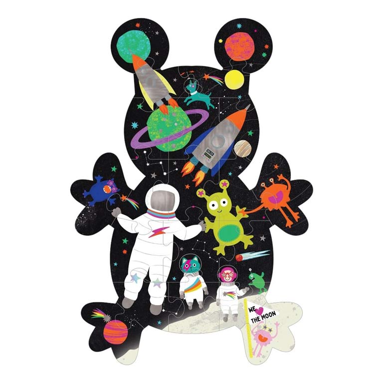 Puzzle con Forma Espacio (20 piezas)