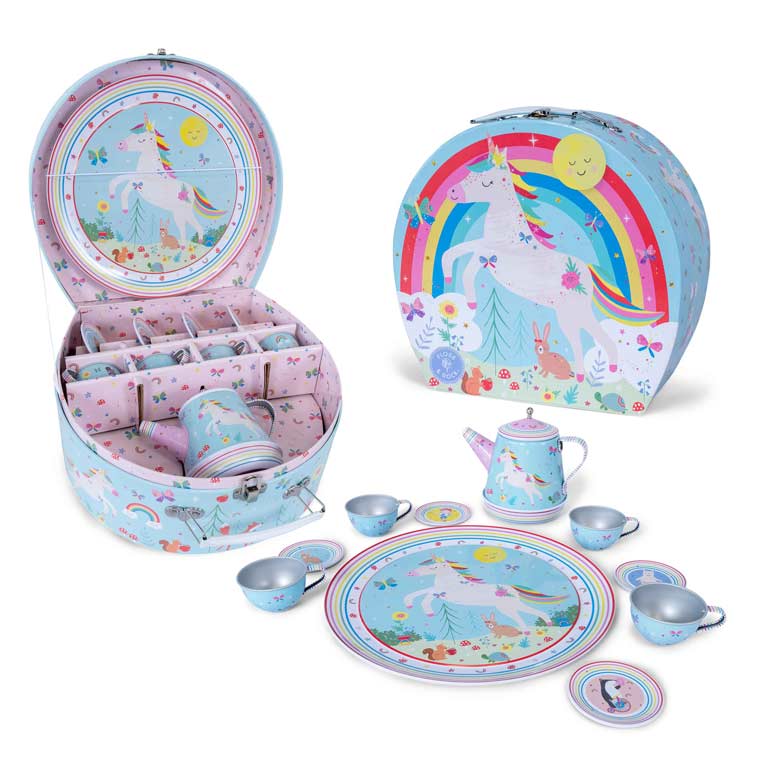 Set de Tazitas Musical Rainbow Fairy (11 piezas)