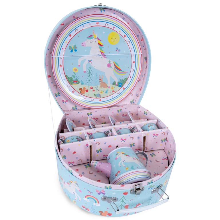 Set de Tazitas Musical Rainbow Fairy (11 piezas)