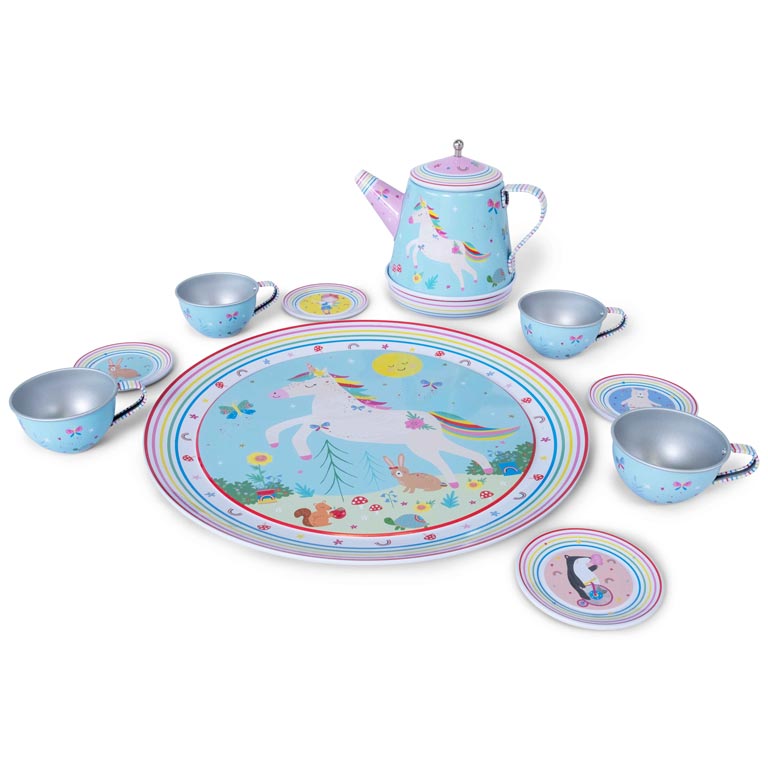 Set de Tazitas Musical Rainbow Fairy (11 piezas)