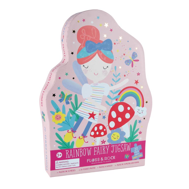Puzzle con forma Hada Arcoiris ( 20 piezas)