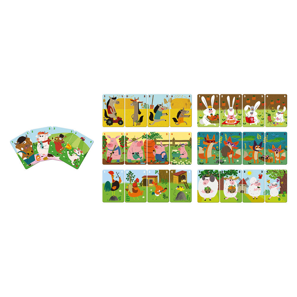 Juego de 7 Familias "Family Farm"