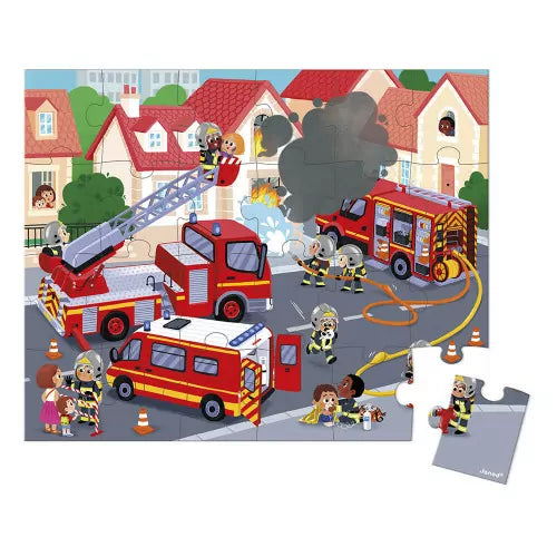 Puzzle Bomberos - 24 Piezas