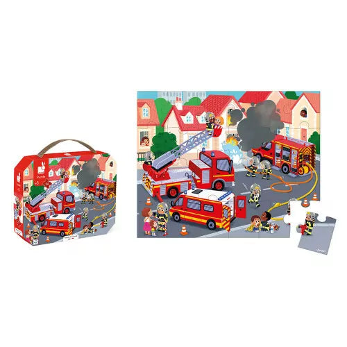 Puzzle Bomberos - 24 Piezas