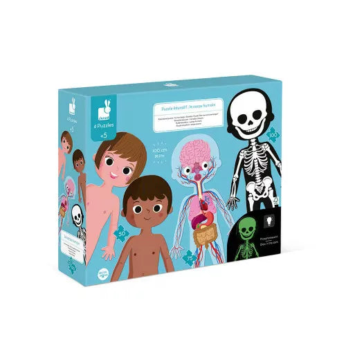Puzle Educativo Cuerpo Humano- 50, 75 y 100 piezas