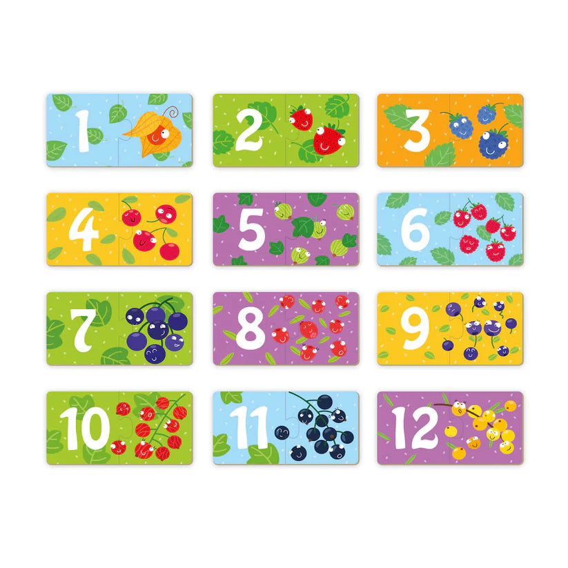 Puzzle Duo Frutos del bosque