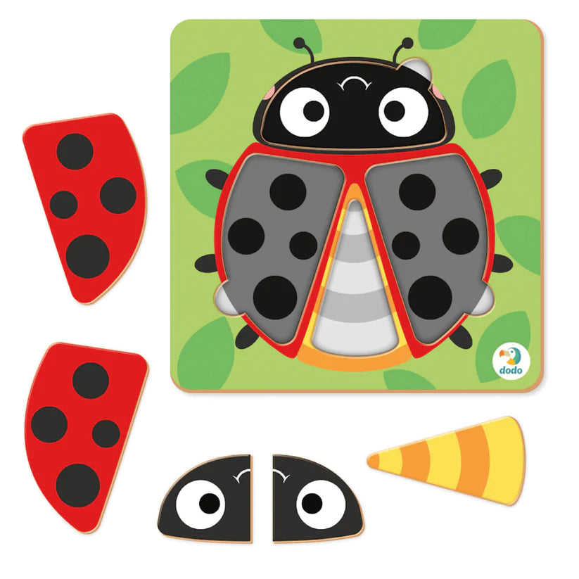 Puzzle encajable mini Mariquita