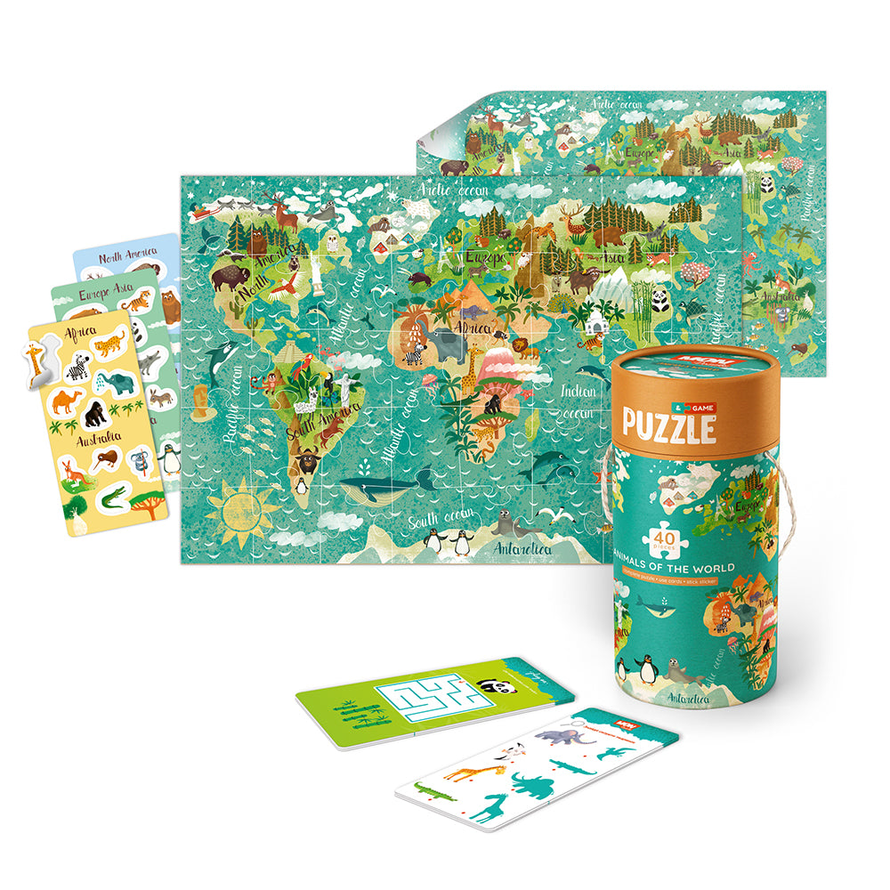 Puzzle & Juego Animales del Mundo