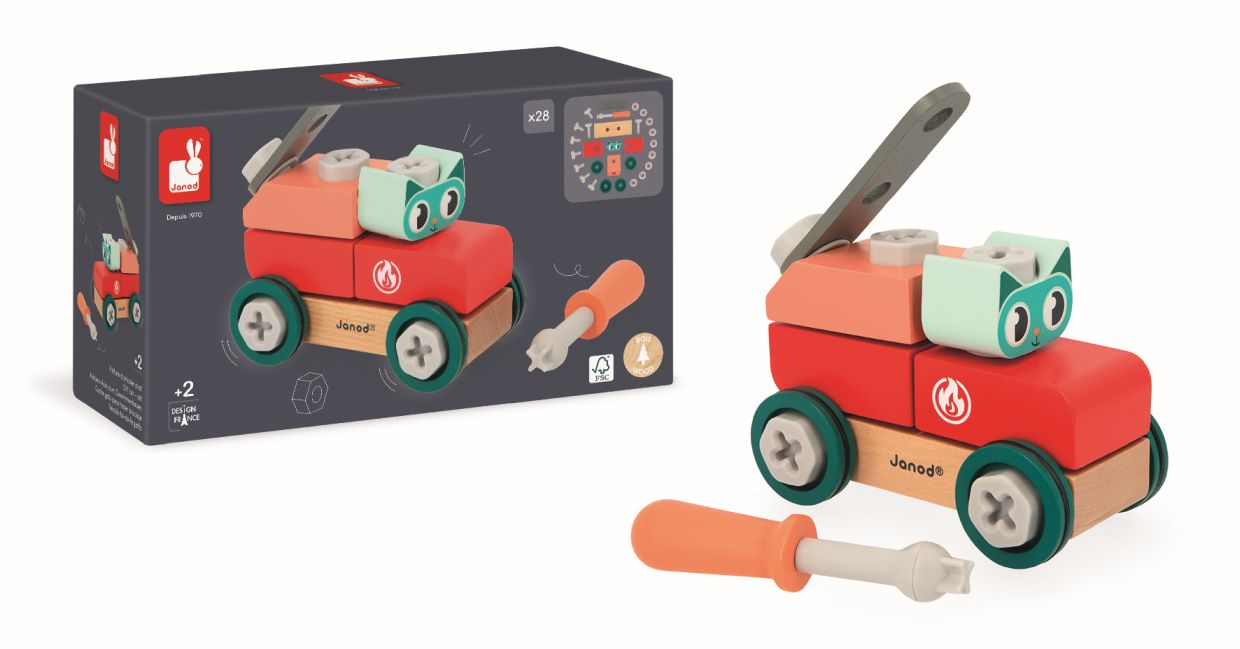 Brico´Kids Coche Gato para hacer Bricolaje