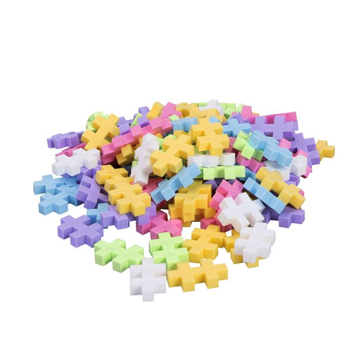 Tubo Plus- Plus  Pastel-100 piezas