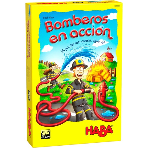 Bomberos en acción