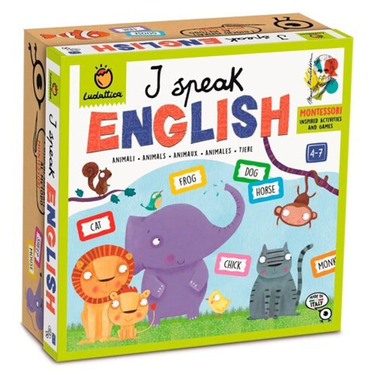 Juego Montessori- I Speak English