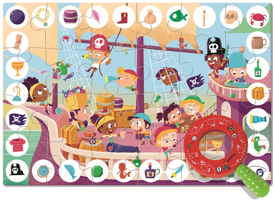 Puzzle Zoom- Los Piratas