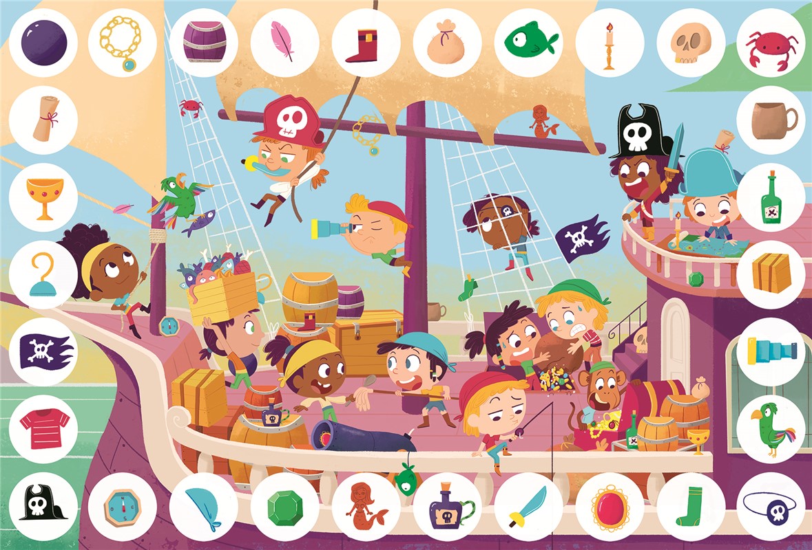 Puzzle Zoom- Los Piratas