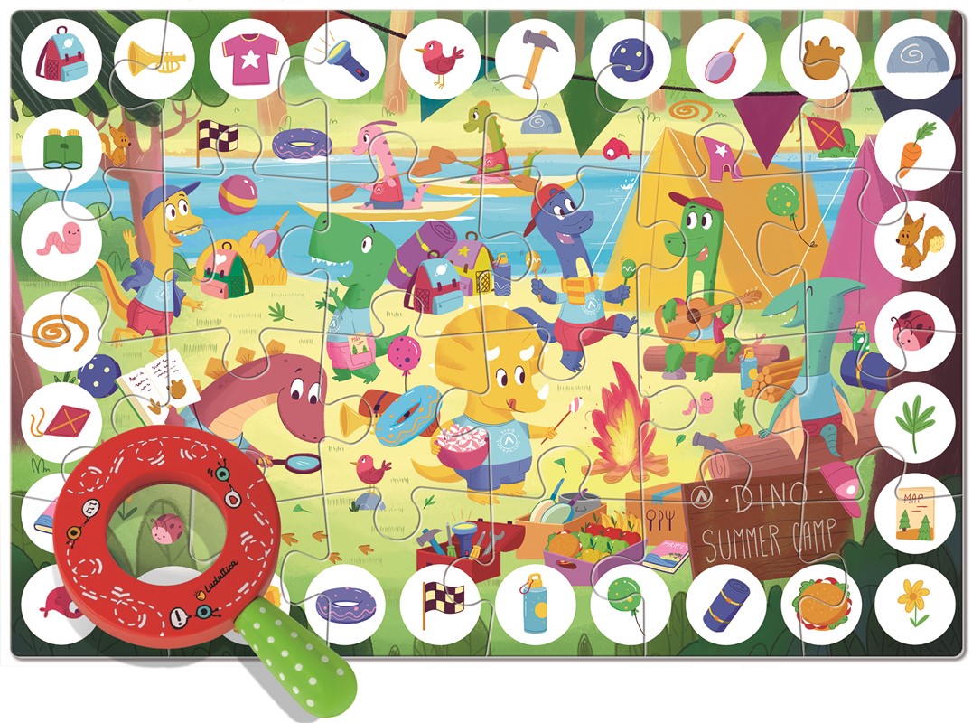 Puzzle Zoom- Dinosaurios