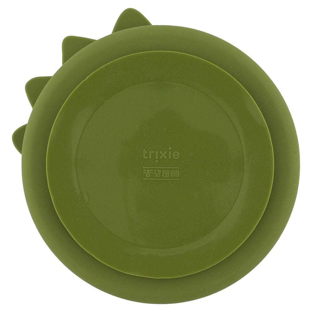 Plato Dividido Silicona Dino - Trixie