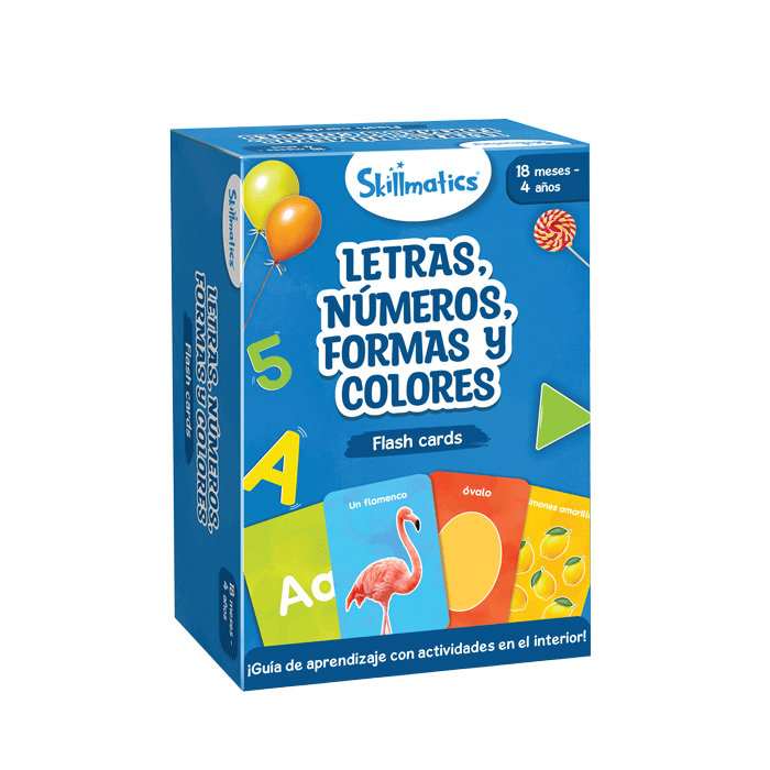 Flash cards: Letras, Números, Formas y Colores