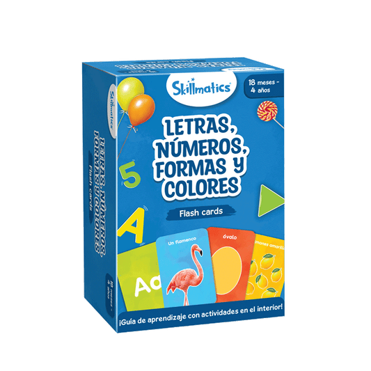 Flash cards: Letras, Números, Formas y Colores