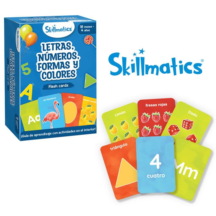 Flash cards: Letras, Números, Formas y Colores