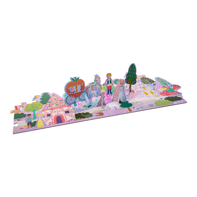 Puzzle de Suelo con figuras Fairy Tale (60 piezas)
