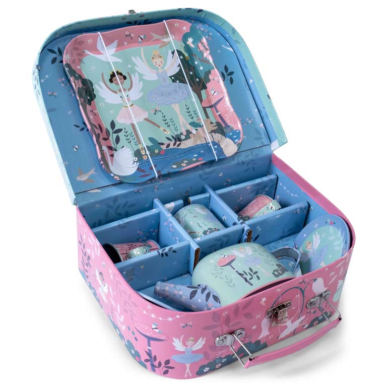 Set Tazitas Metal Enchanted (7 piezas)