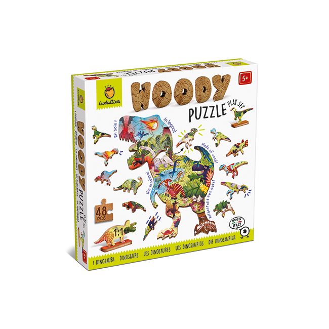 Woody Puzzle - Dinosaurios