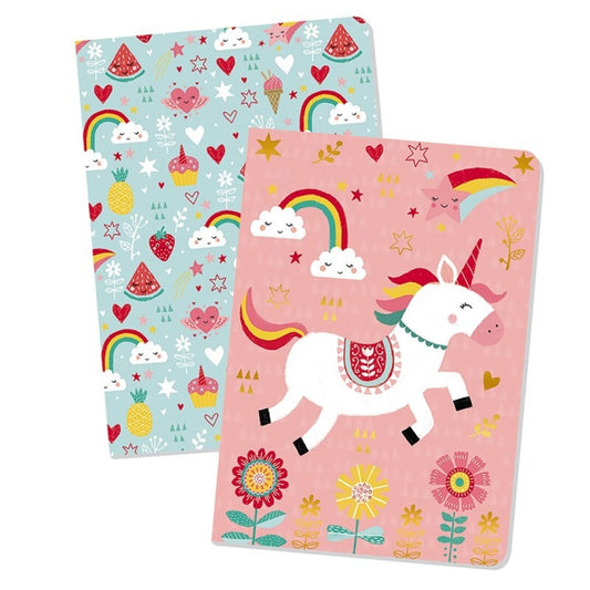 Lote 2 Cuadernos Unicornios