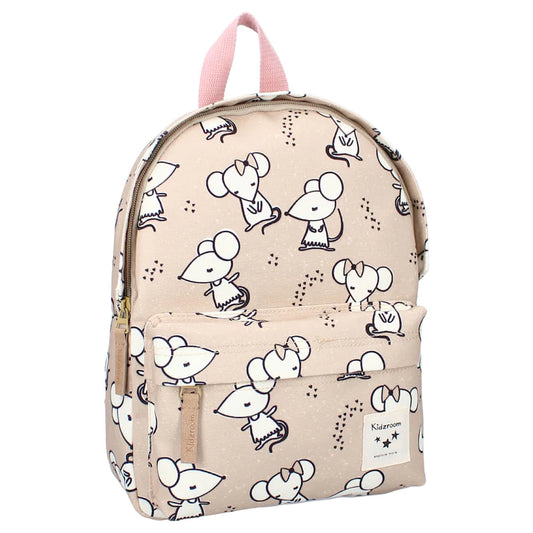 Mochila  Ratitas Beige Kidzroom