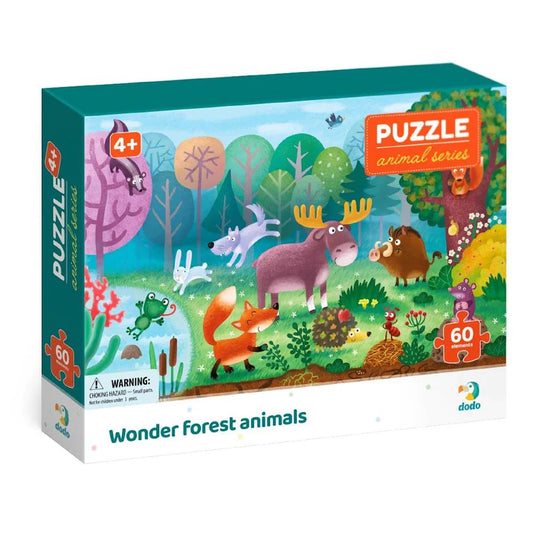 Puzzle de observación Animales del bosque