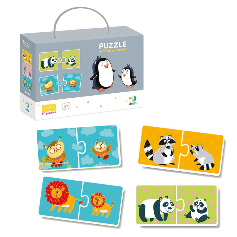 Puzzle Dúo Mamás y bebes