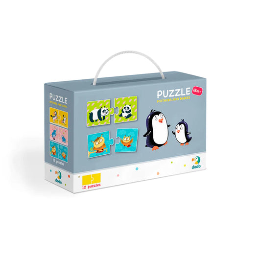 Puzzle Dúo Mamás y bebes