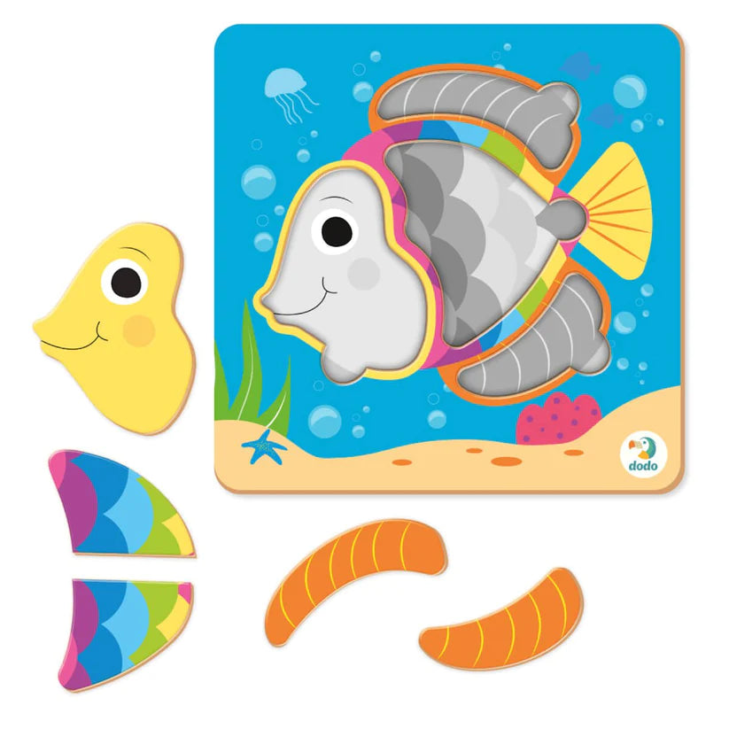 Puzzle encajable  mini Pez