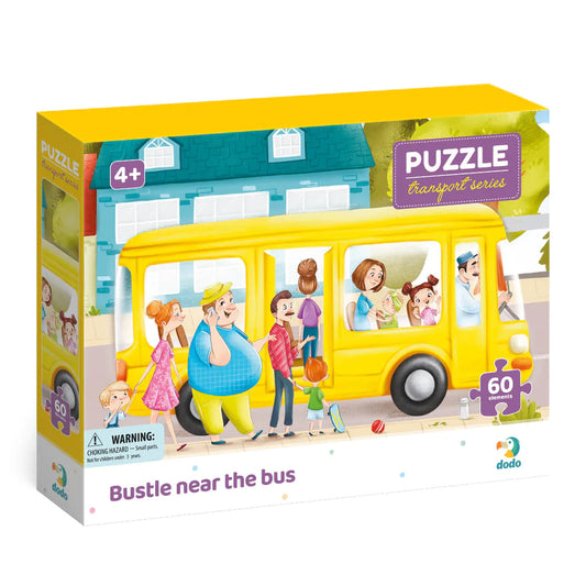 Puzzle Transportes Autobús( 60 piezas)